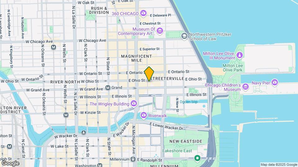 500 N St Clair St Map and Location Details
