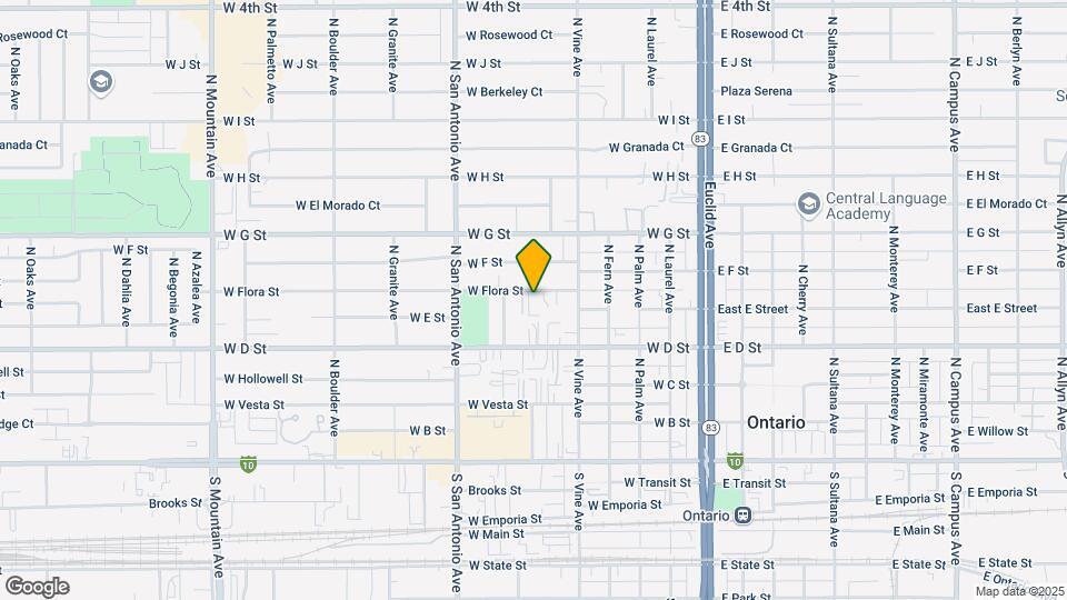 541 W Flora St Mapa y Detalles de la Ubicación