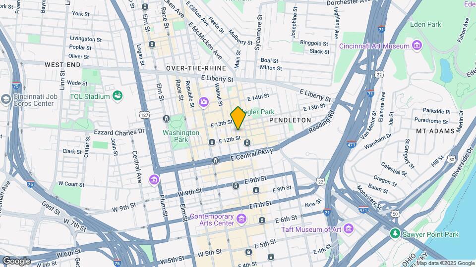 1204 Clay St Map and Location Details