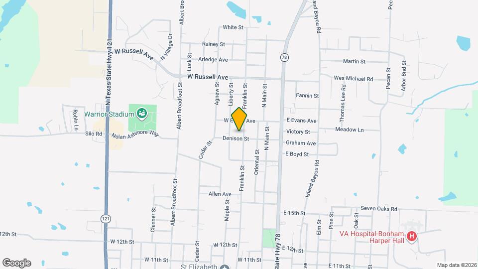 1803 Franklin St Map and Location Details