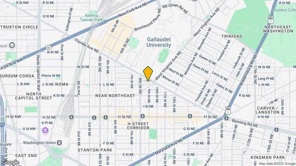 826 L St NE Map and Location Details