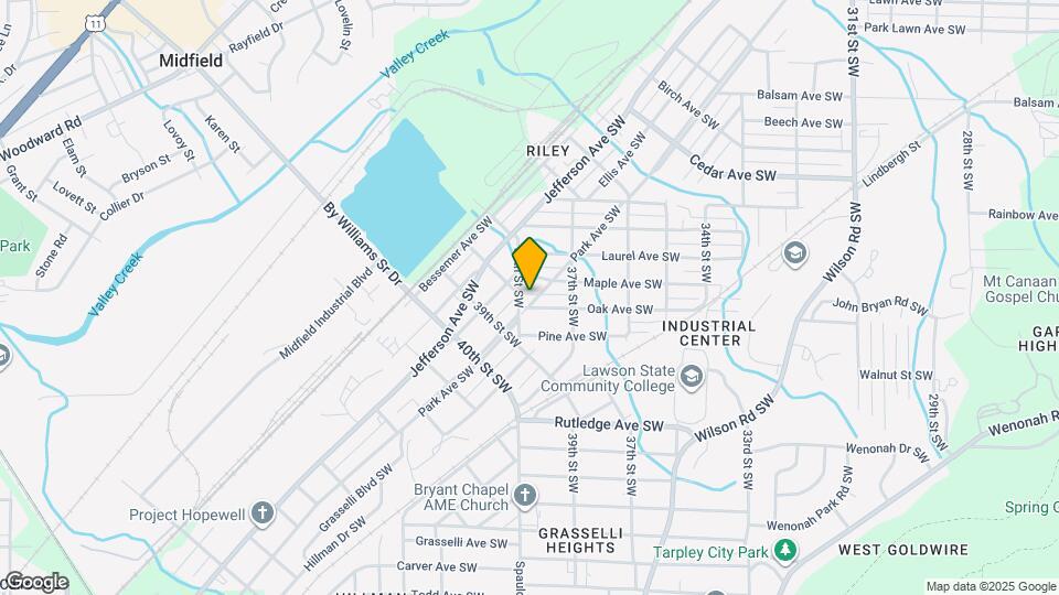 3736 Oak Ave SW Map and Location Details