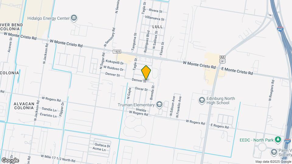 914 W Denver St Map and Location Details