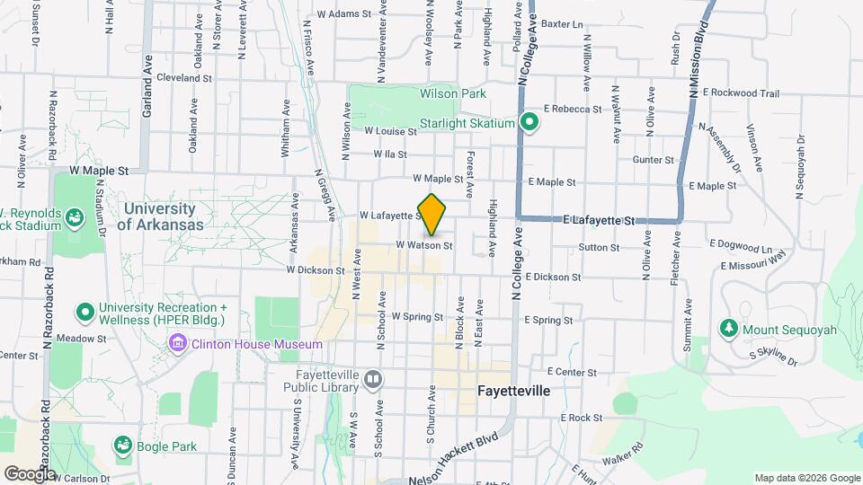 224 W Watson St Map and Location Details