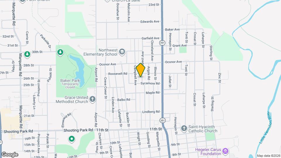 1605 Prospect Ave Map and Location Details