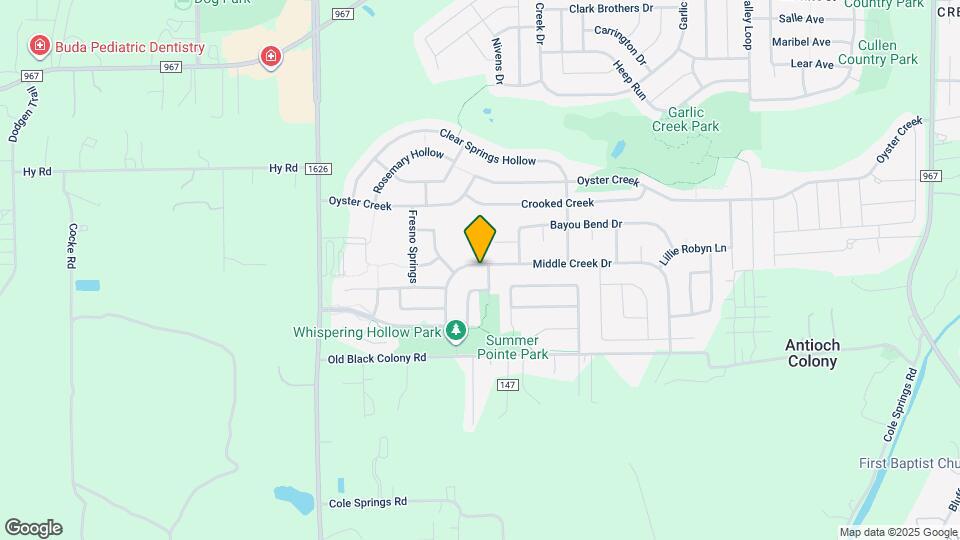 290 Middle Creek Dr Map and Location Details