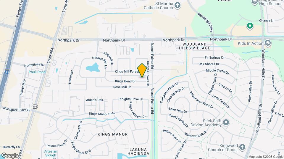 21603 Kings Bend Dr Map and Location Details