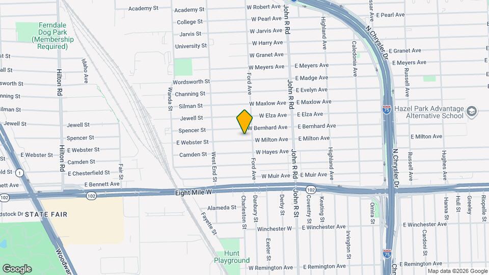 334 W Milton Ave Mapa y Detalles de la Ubicación