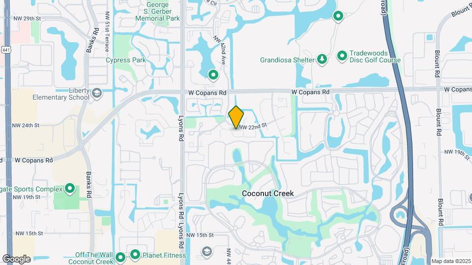 4215 NW 22nd St Map and Location Details