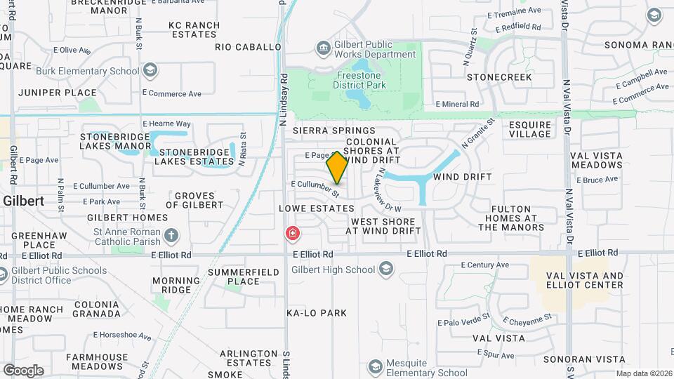 946 E Cullumber St Mapa y Detalles de la Ubicación