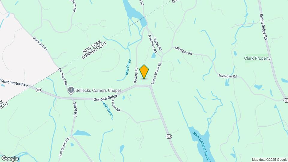 1421 Oenoke Ridge Map and Location Details