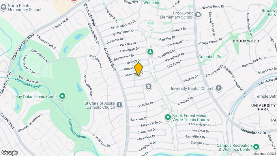 15911 Mill Point Dr Map and Location Details