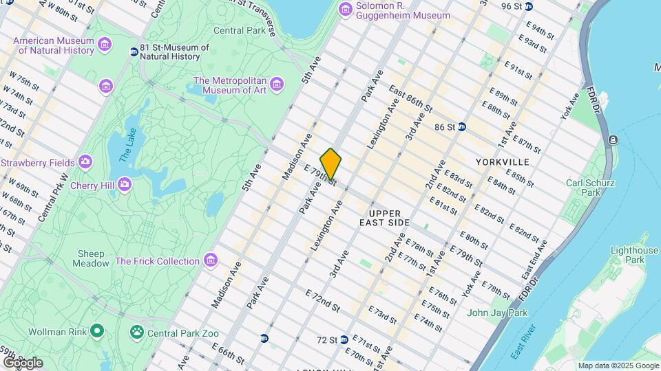Lenox Hill Map and Location Details
