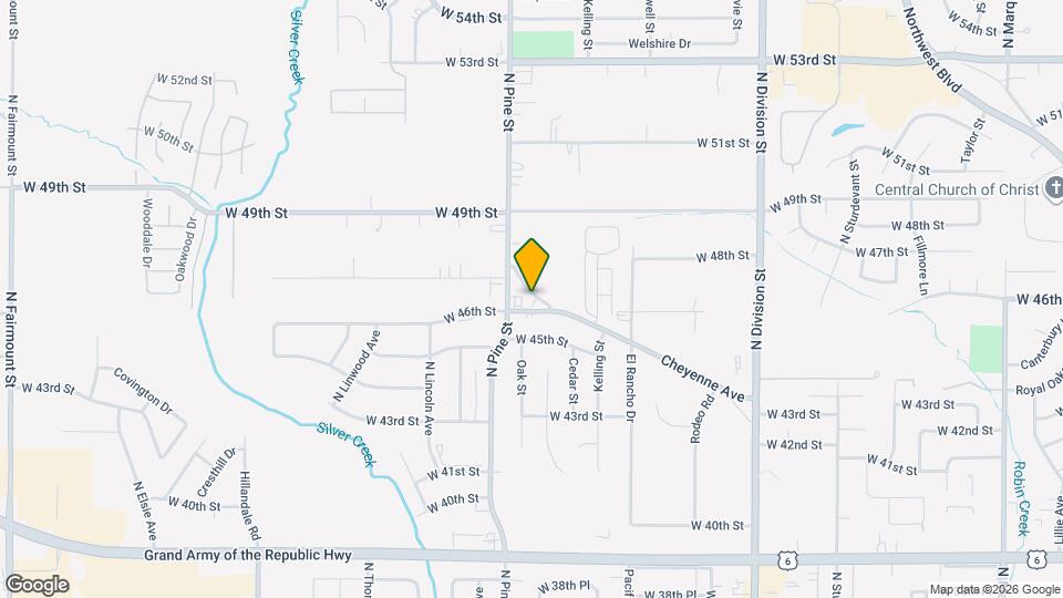 4624 Cheyenne Ave Mapa y Detalles de la Ubicación