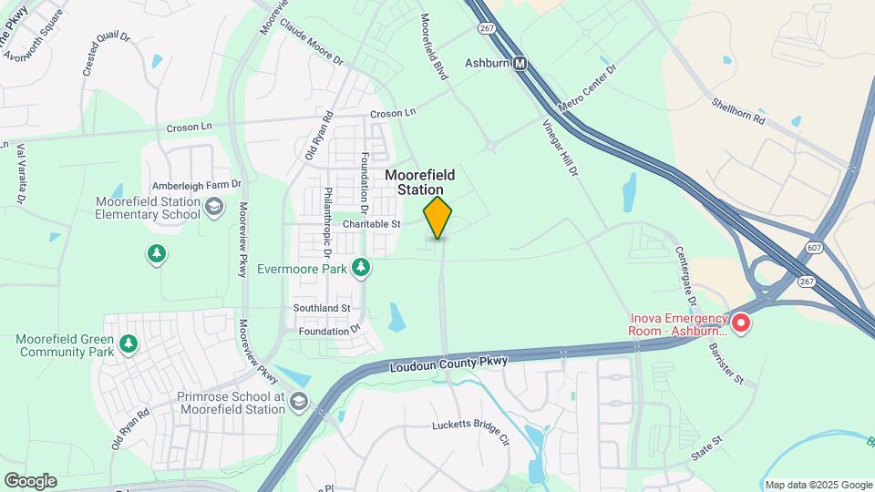 22395 Claude Moore Dr Map and Location Details