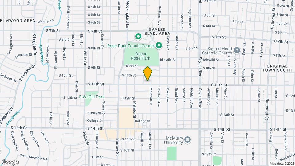 2718 S 11th St Map and Location Details