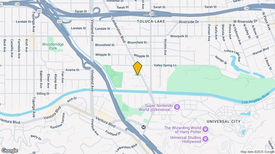 10721 Aqua Vista St Map and Location Details