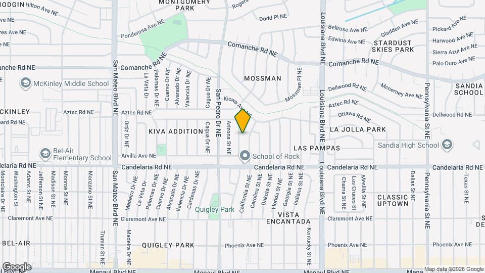 3200 California St NE Map and Location Details