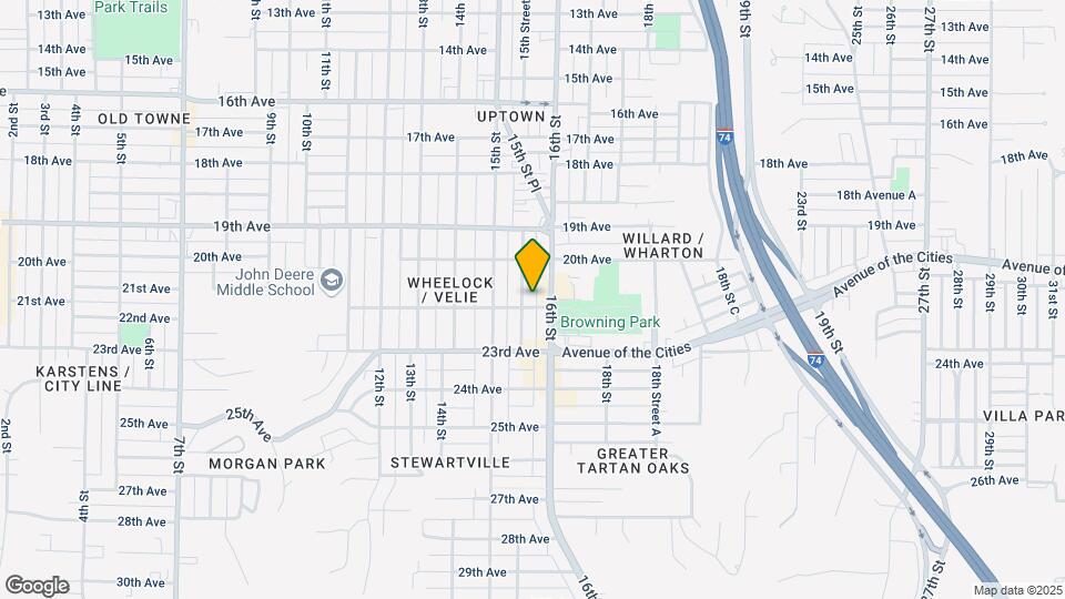 1531 21st Ave Map and Location Details
