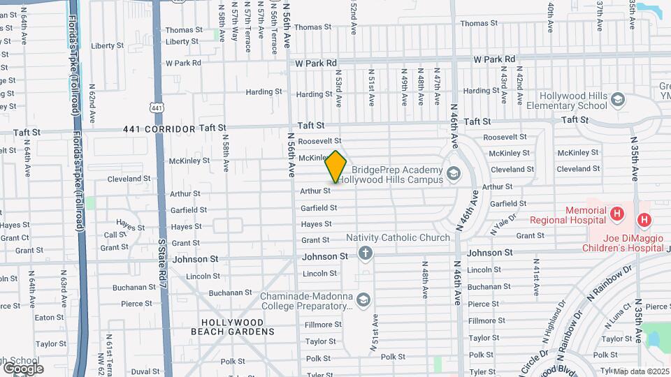5305 Arthur St Map and Location Details