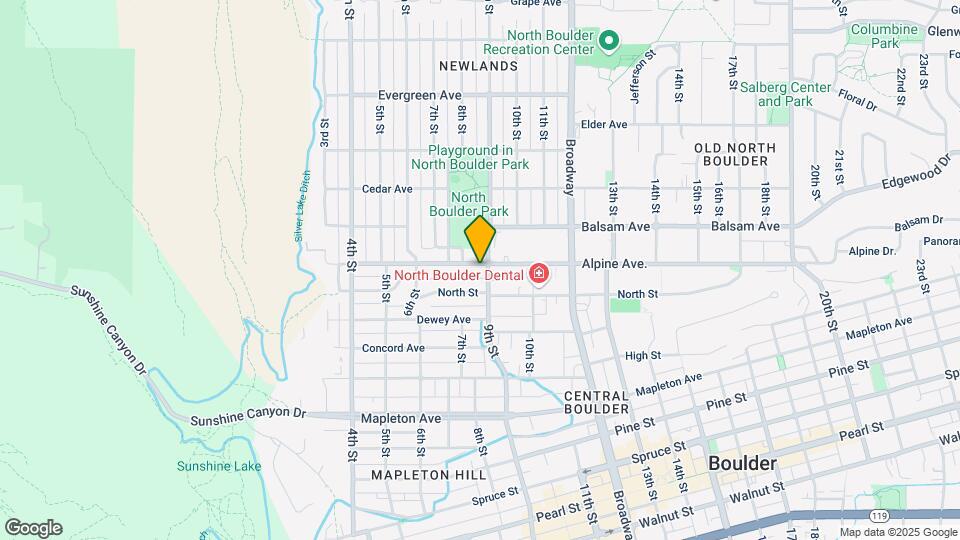 880 Alpine Ave Map and Location Details