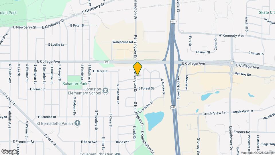 3100 E Canary St Map and Location Details