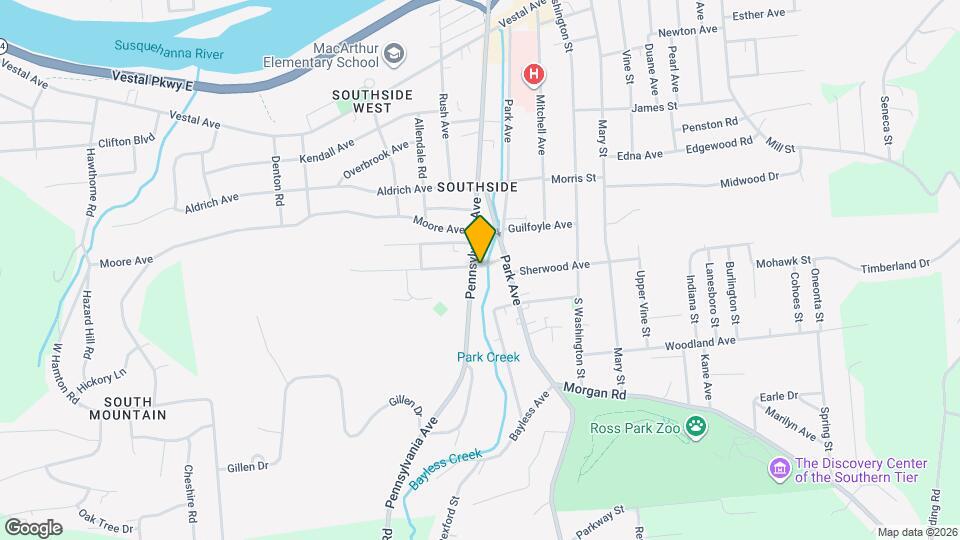 135 Pennsylvania Ave Mapa y Detalles de la Ubicación