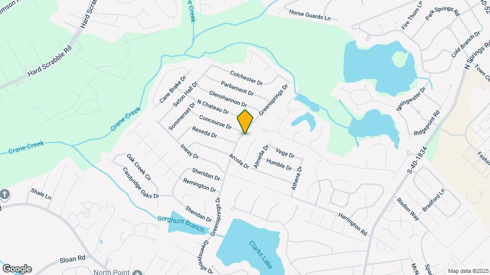 520 Greensprings Dr Map and Location Details