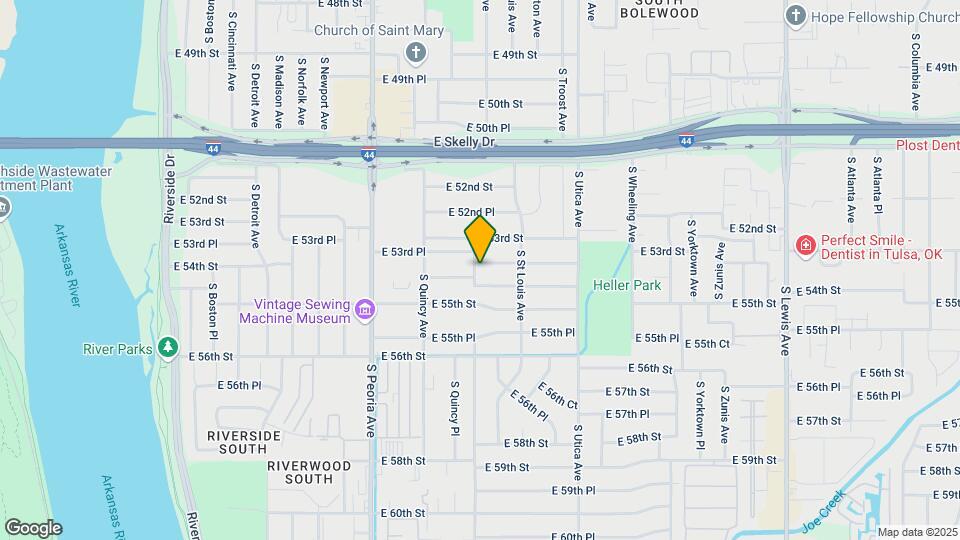 1506 E 54th St Map and Location Details