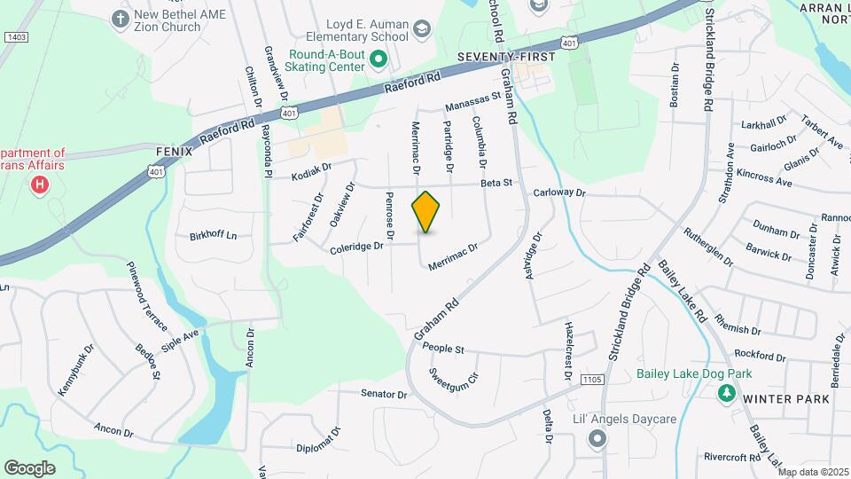 1967 Merrimac Dr Map and Location Details