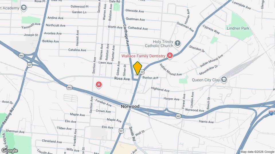 5109 Montgomery Rd Map and Location Details