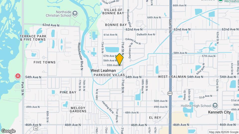 7140 55th Ave N Map and Location Details