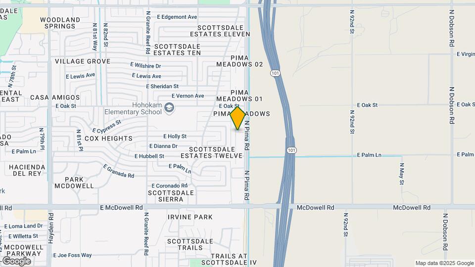 2041 N 87th Way Map and Location Details