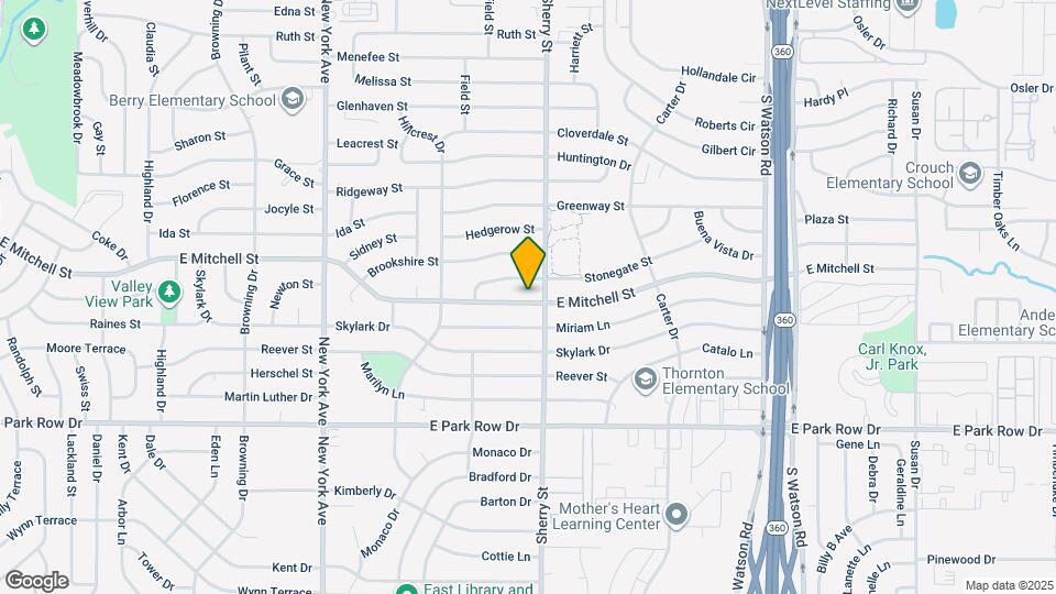 2127 E Mitchell St Map and Location Details