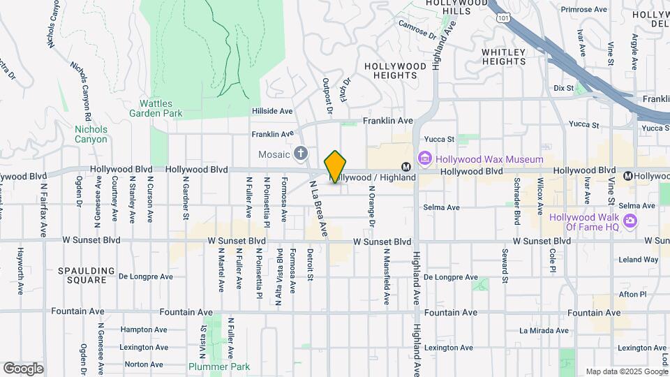7067 Hawthorn Ave Mapa y Detalles de la Ubicación