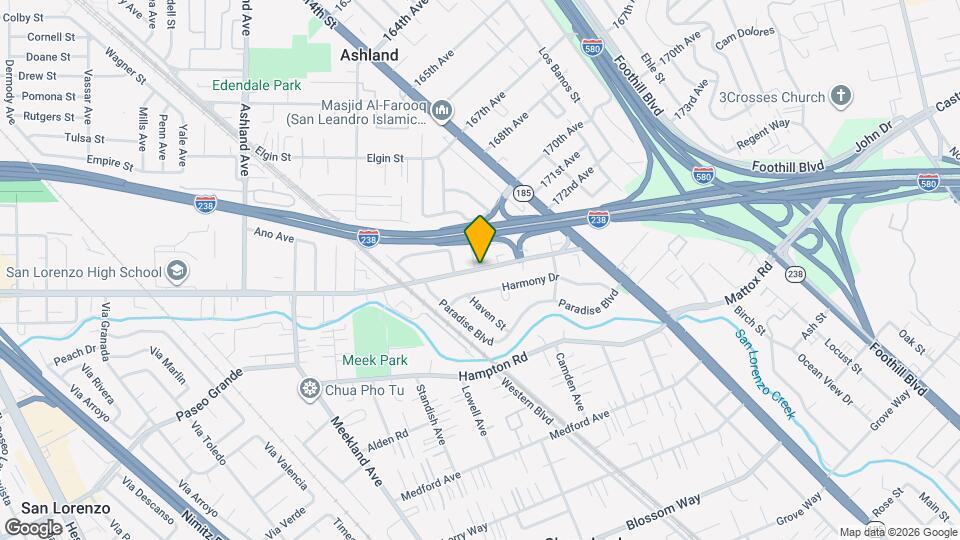 795 E Lewelling Blvd Map and Location Details