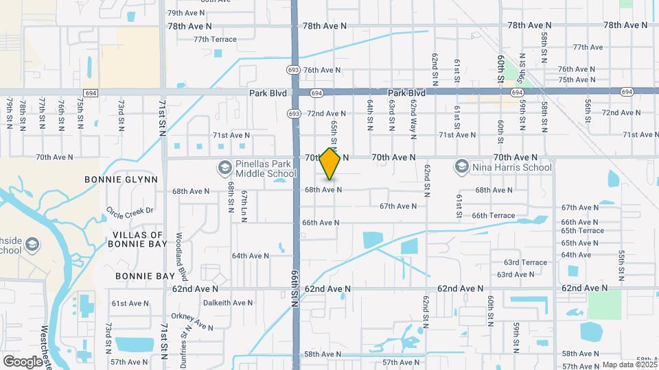 6513 68th Ave N Map and Location Details