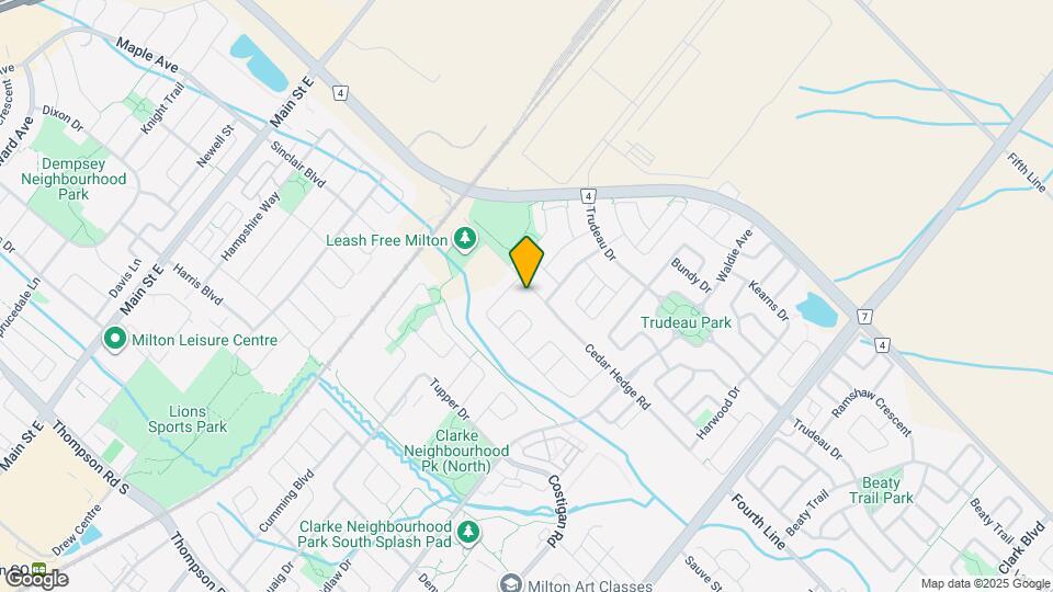 306 Cedar Hedge Rd Map and Location Details