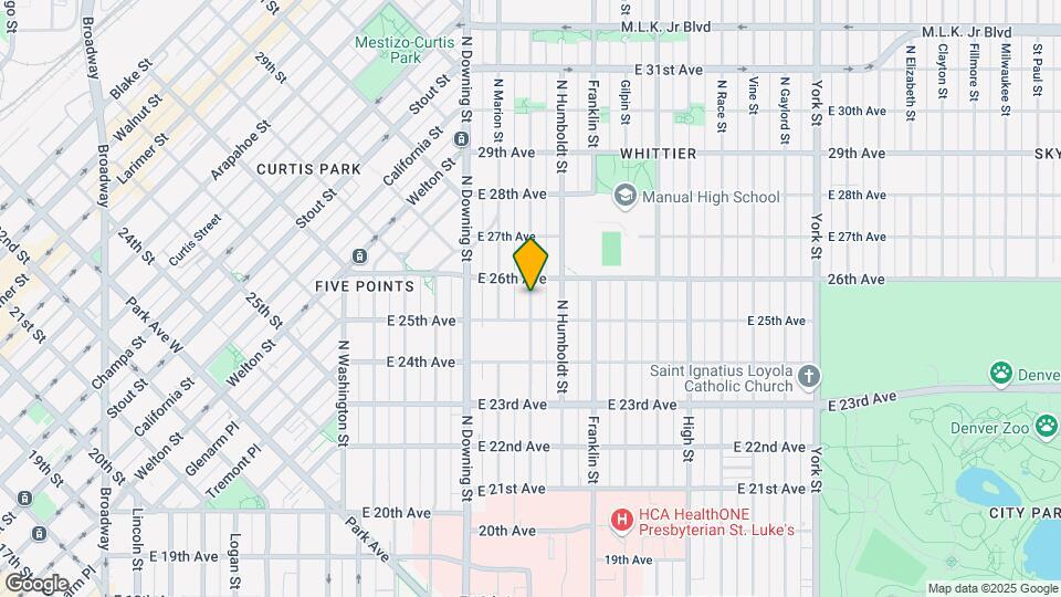 2520 Lafayette St Map and Location Details