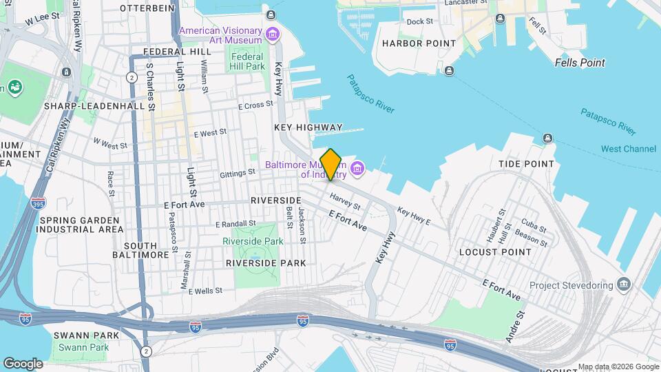 1315 Webster St Map and Location Details