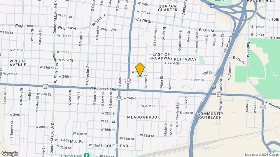 2323 S Spring St Map and Location Details