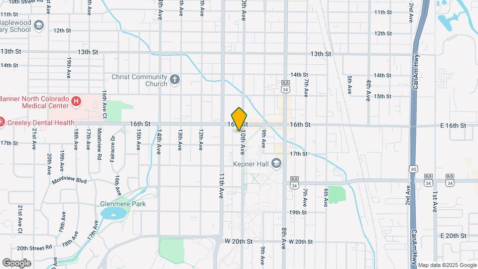 1615 10th Ave Map and Location Details