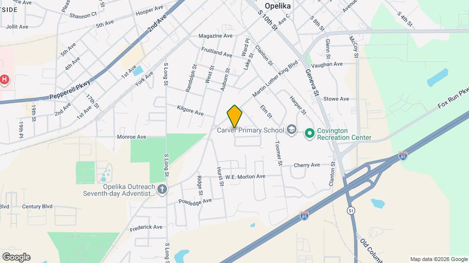 1418 Branch St Map and Location Details