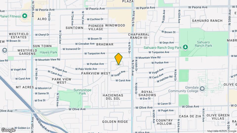 9753 N 68th Dr Map and Location Details
