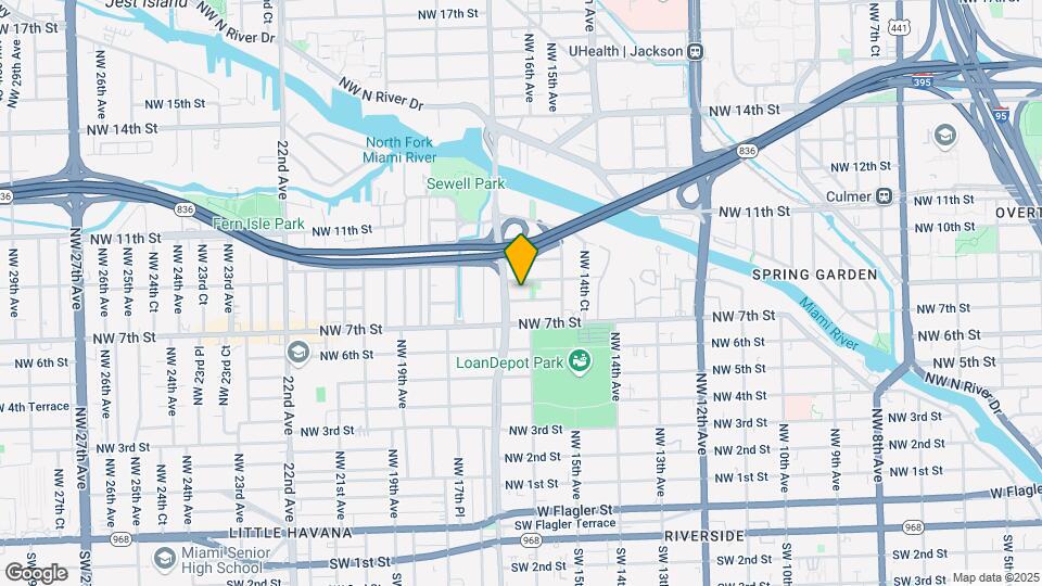 1617 NW 8th St Map and Location Details