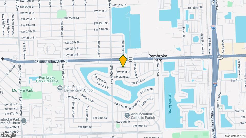 3830 SW 31st St Map and Location Details