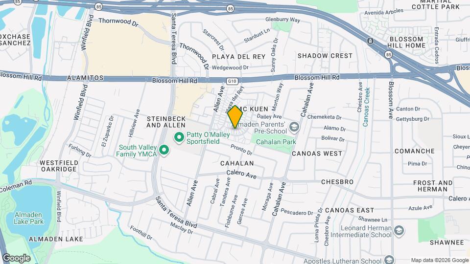 5707 Calmor Ave Map and Location Details