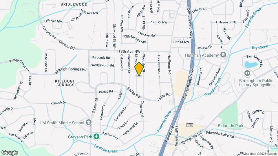 1133 Linwood St Map and Location Details