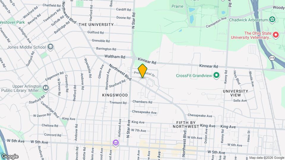 1870 Northwest Blvd Map and Location Details