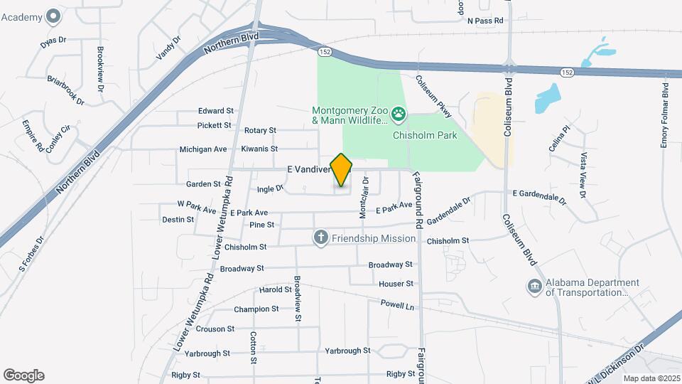 4010 Vandiver Ct Map and Location Details